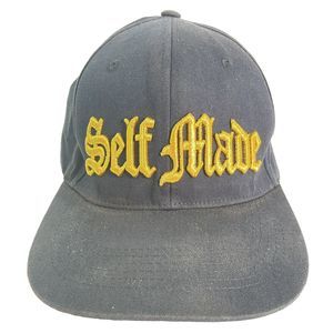 Self Made Top Level SnapBack Hat Cap Black And Gold One Size Fits All
